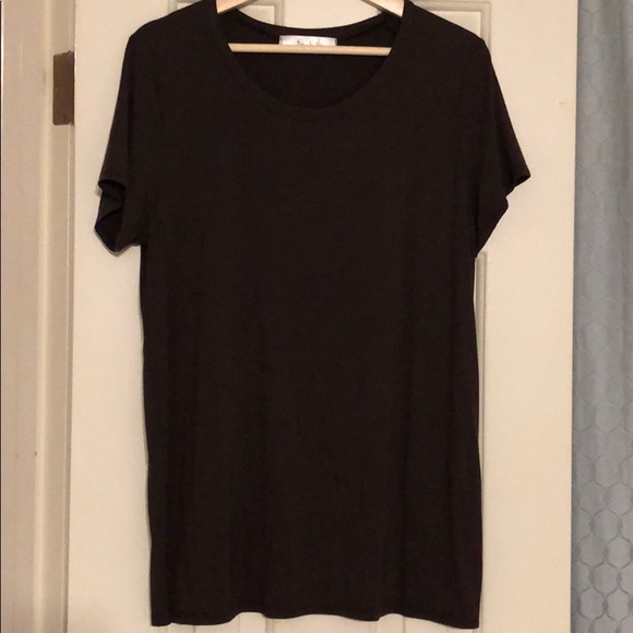 Kiki LaRue boutique brown scoop neck chandler top - Picture 1 of 1